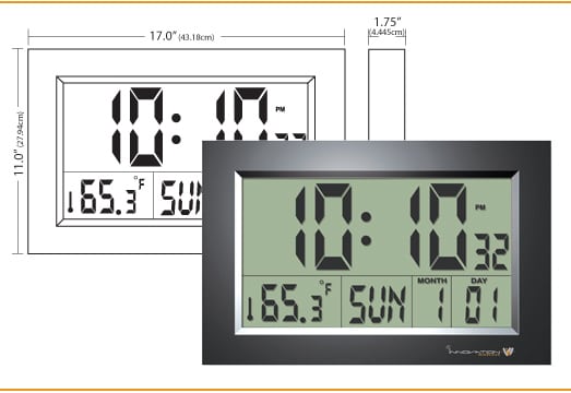 Specs Room image of Multi-Function Digital LCD Clock