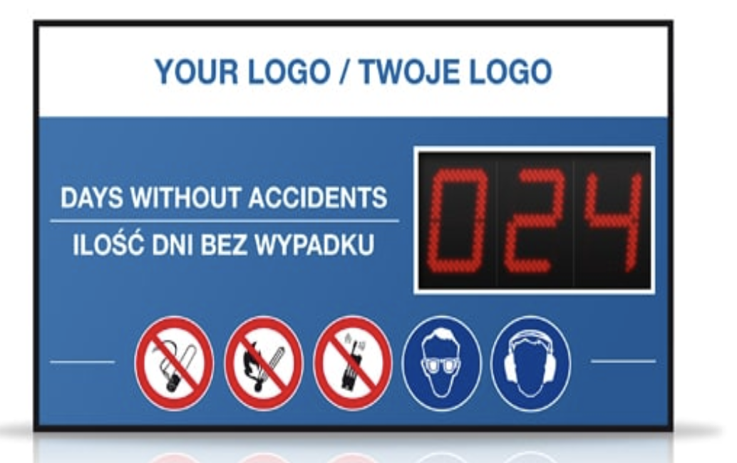 Days Without Accident Sign